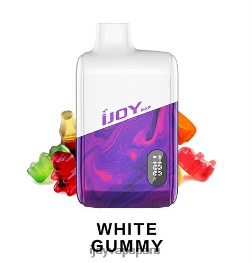 iJOY Bar IC8000 desechable 8ZPZ199 - iJOY Vape Precio gomoso blanco