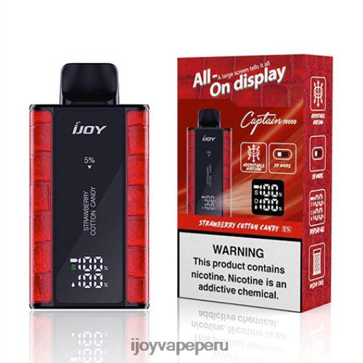 iJOY Bar Captain desechable 8ZPZ95 - Cigarro Electronico iJOY Precio algodón de azúcar de fresa