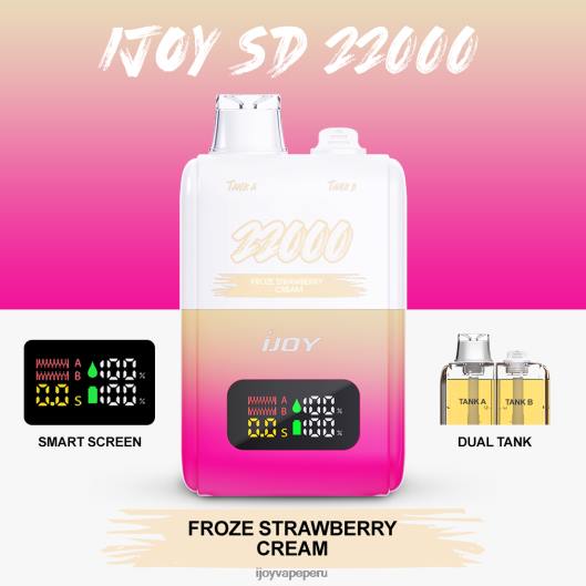 iJOY SD 22000 desechable 8ZPZ152 - iJOY Vapes For Sale crema de fresa congelada